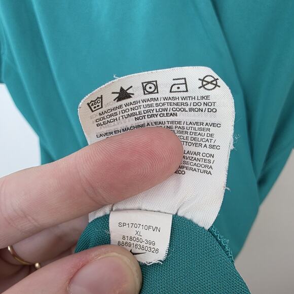 Nike Golf Tour Performance Blue Sporty Athleisure Outdoor Dri-Fit Polo‎ Size XL - Picture 4 of 7